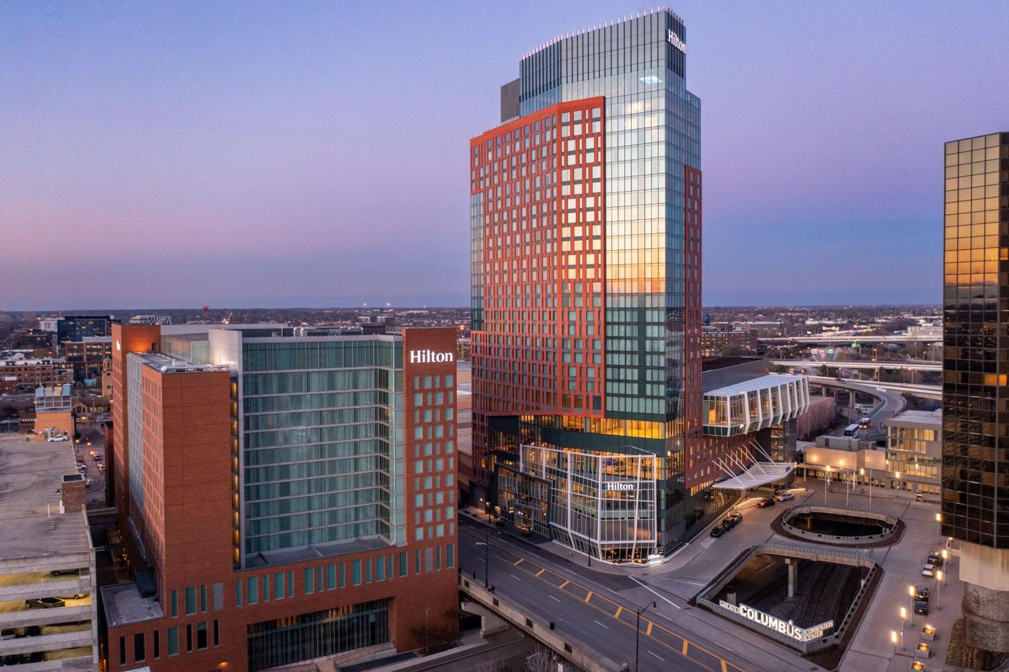 Hotel Hilton Columbus Downtown Exterior foto